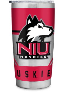 Northern Illinois Huskies 20oz Stainless Steel Tumbler - Silver