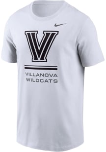Nike Villanova Wildcats White Dri-Fit Core Short Sleeve T Shirt