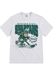 Where I’m From Michigan State Spartans Ash Sparty Hockey Short Sleeve Fashion T Shirt
