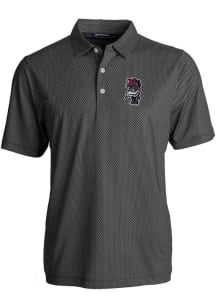 Cutter and Buck South Carolina Gamecocks Mens Black Symmetry Print Short Sleeve Polo