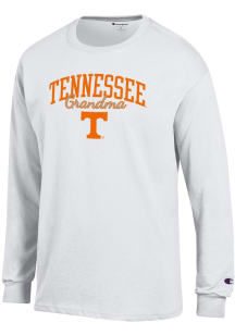 Champion Tennessee Volunteers White Grandma Script Jersey Long Sleeve T Shirt