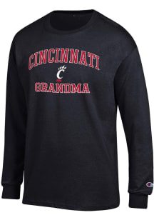 Champion Cincinnati Bearcats Black Grandma Jersey Long Sleeve T Shirt
