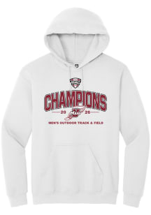 Summit Sportswear Massachusetts Minutemen Mens White MAC 2026 Men's Outdoor Track & Field Champion..