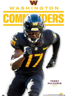 Terry McLaurin Washington Commanders Terry McLaurin Feature Series 24 Unframed Poster
