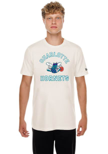 New Era Charlotte Hornets White Vintage Heart and Soul Short Sleeve T Shirt