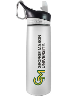 George Mason University 24oz Stainless Steel Bottle (SSB24) Stainless Steel Bottle - White