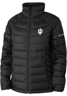 Columbia Indiana Hoosiers Womens Black Powder Lite Heavy Weight Jacket