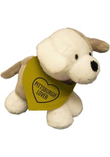 Pittsburgh Lover Puppy 6" Plush - Yellow