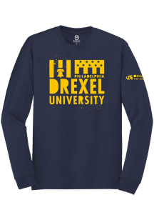 Summit Sportswear Drexel Dragons Navy Blue Admitted Students Day 2017 Long Sleeve T Shirt