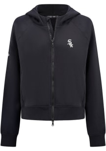 Levelwear Chicago White Sox Womens Black Judd Insignia 2.0 Long Sleeve Full Zip Jacket