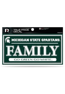Michigan State Spartans True Pride Family Auto Decal - Green