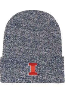 LogoFit Illinois Fighting Illini Navy Blue Bueller Mens Knit Hat