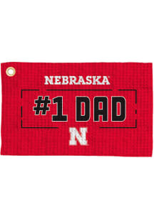 Nebraska Cornhuskers #1 Dad Waffle Golf Towel