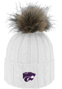 LogoFit K-State Wildcats White Alps Womens Knit Hat