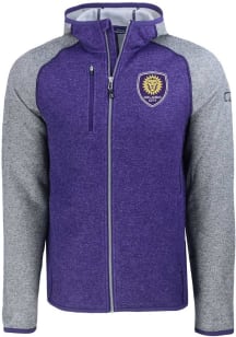 Cutter and Buck Orlando City SC Mens Purple Mainsail Light Weight Jacket