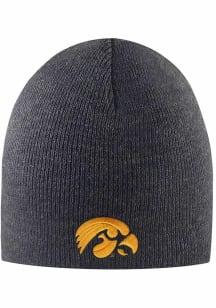 LogoFit Iowa Hawkeyes Dark Grey Everest Mens Knit Hat