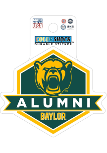 Baylor Bears 3" Alumni Durable Stickers - Green