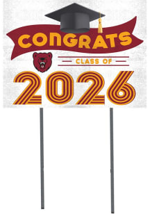 Ursinus Bears KH Sports Fan Class of 2026 Yard Sign - Red