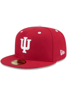 New Era Indiana Hoosiers Mens Crimson NCAA AC 59FIFTY Fitted Hat