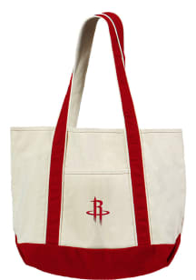 Houston Rockets White Canvas Tote