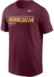 Nike Minnesota Golden Gophers Maroon Shift Legend Short Sleeve T Shirt