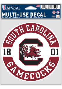 South Carolina Gamecocks 3.75x5 Patch Auto Decal - Red