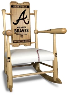 Atlanta Braves Memories and Dreams Baseball Bat Rockers