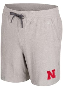 Colosseum Nebraska Cornhuskers Mens Grey Cicero Shorts