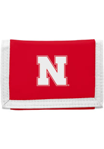 Nebraska Cornhuskers Velcro Mens Trifold Wallet