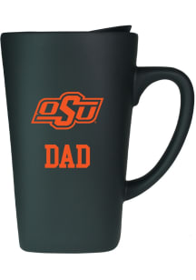 Oklahoma State Cowboys 16oz Soft Touch Dad Ceramic Mug - Black