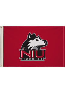 Northern Illinois Huskies 2' x 3' Silk Screen Grommet Flag - Red