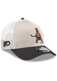 Gritty  New Era Philadelphia Flyers Cream Gritty 9FORTY Trucker Youth Adjustable Hat