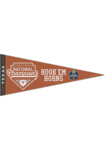 Texas Longhorns 12x30 2026 Womens College World Series Champs Pennant - Burnt Orange