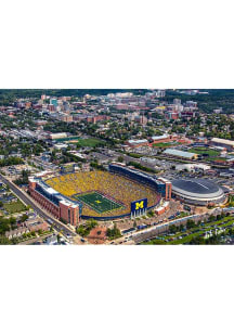 Michigan Wolverines UM vs Neb Maize Out from Air 11x17 Unframed Poster