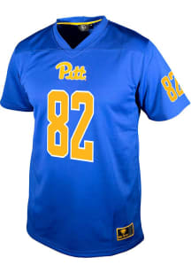 Malachi Thomas  Genuine Collective Pitt Panthers Blue Football NIL Football Jersey