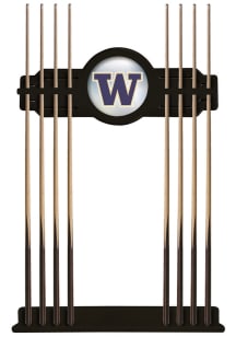 Washington Huskies Solid Wood Cue Rack Pool Table