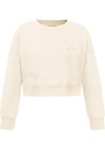 Pro Standard Houston Astros Girls White Neutral Long Sleeve T-Shirt