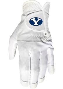 BYU Cougars White Cool Mesh Golf Gloves