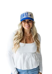 Gameday Social Kansas Jayhawks Natural Saturday Stretch Womens Adjustable Hat