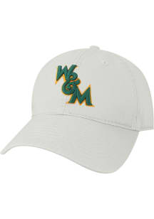 Legacy William & Mary Tribe EZA Twill Adjustable Hat - White