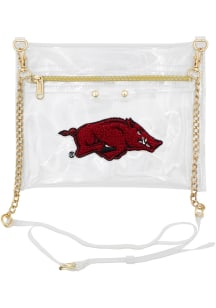 Arkansas Razorbacks Flat Womens Clear Tote