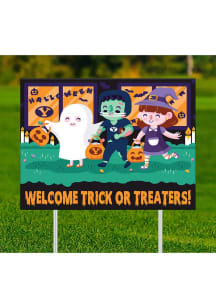 BYU Cougars Trick or Treaters Yard Sign - Navy Blue