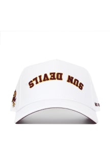 No Rivals Arizona State Sun Devils Upside Down Adjustable Hat - White