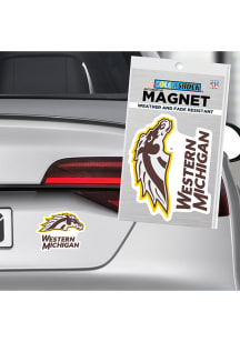 Western Michigan Broncos 4in Mascot Magnet
