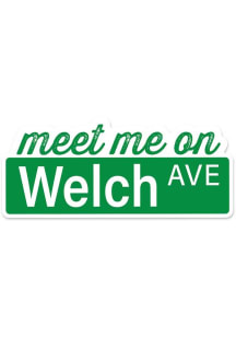 Ames Meet Me On Welch Ave Stickers - Green