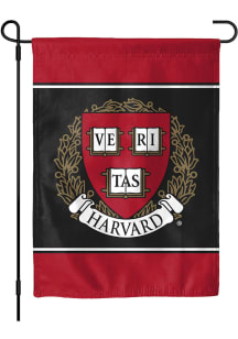 Harvard Crimson 13x18 Panel Shield Garden Flag - Crimson