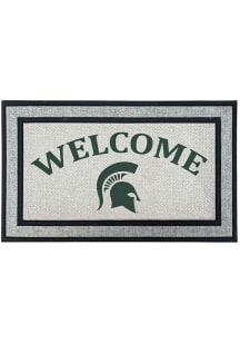 Michigan State Spartans Welcome 18x30 Door Mat