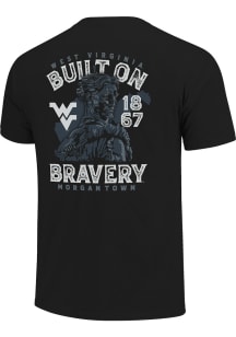 West Virginia Mountaineers Black Built on Bravery Short Sleeve T Shirt
