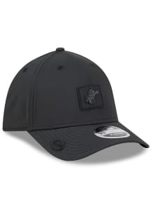 New Era Cincinnati Reds Mens Black 2026 Clubhouse 39THIRTY M-Crown Flex Hat
