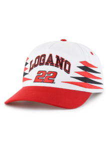 47 NASCAR Gear Joey Logano Diamond Cut Hitch Adjustable Hat - White